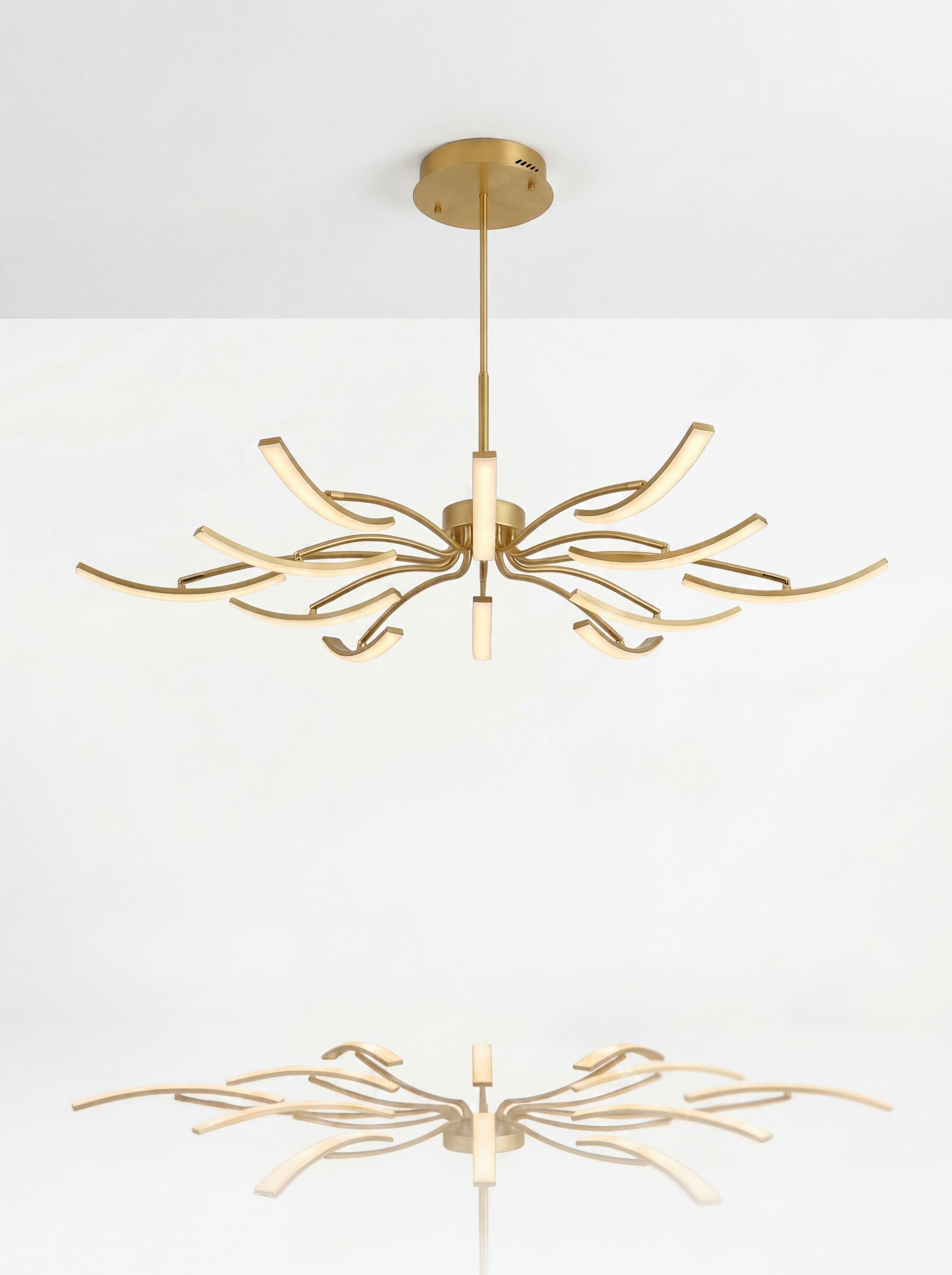 Aluminium LED Chandelier Multi-Head Ceiling Light