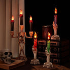 Bone Detail Candle Holder Centrepiece