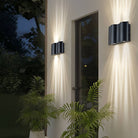 Breeze Outdoor Wall Light | Wavy Aluminum, LED Up-Down Sconce 5