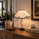 Pleated Fabric Shade Table Lamp