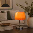 Metal & Glass Table Lamp