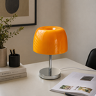Metal & Glass Table Lamp