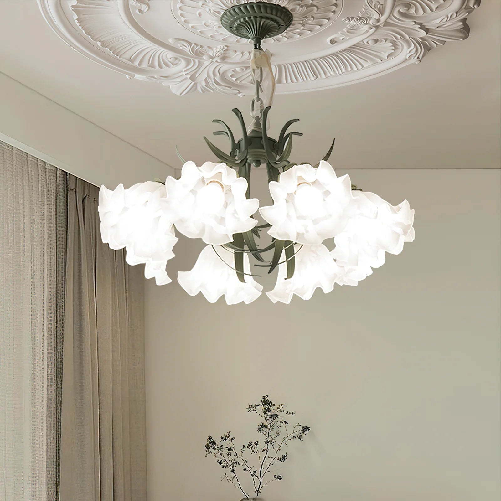 Petal Canopy Chandelier