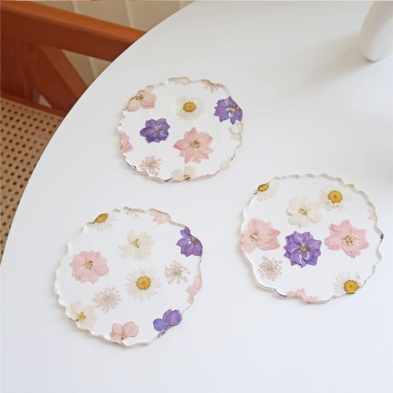Botanical Bloom Acrylic Coaster