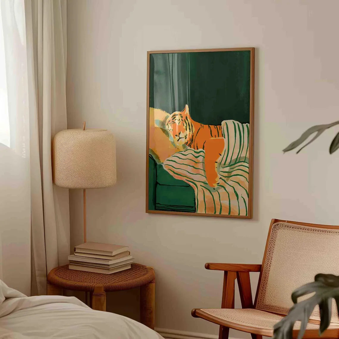 Green Horizon Canvas Art