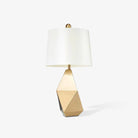 Faro Faceted Table Lamp | Metal Frame, LED Compatible, Modern Design