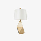Faro Faceted Table Lamp | Metal Frame, LED Compatible, Modern Design