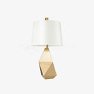 Faro Faceted Table Lamp | Metal Frame, LED Compatible, Modern Design