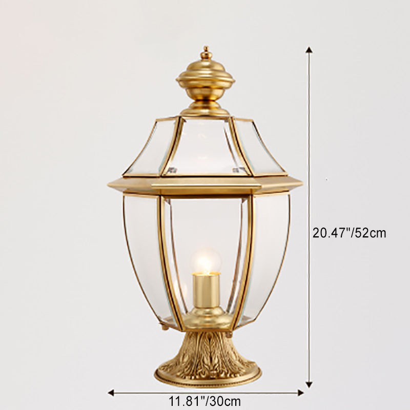 Heritage Brass Outdoor Light