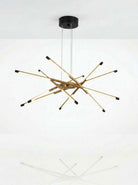 Multi-Arm Spider Chandelier Adjustable Pendant Light