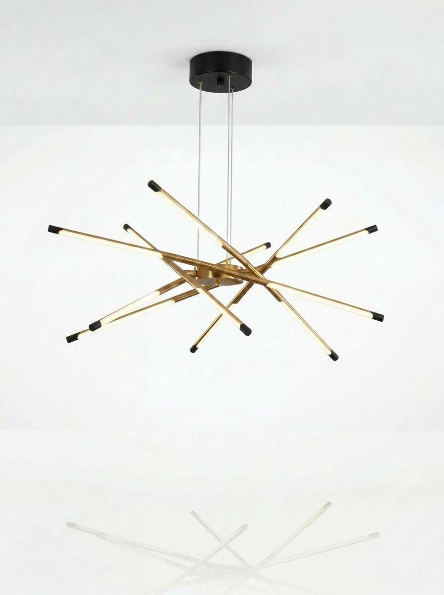 Multi-Arm Spider Chandelier Adjustable Pendant Light