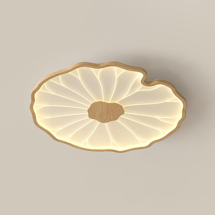 Luna Leaf Ceiling Light | Acrylic Flush Mount Design, Ambient LED Lighting 11