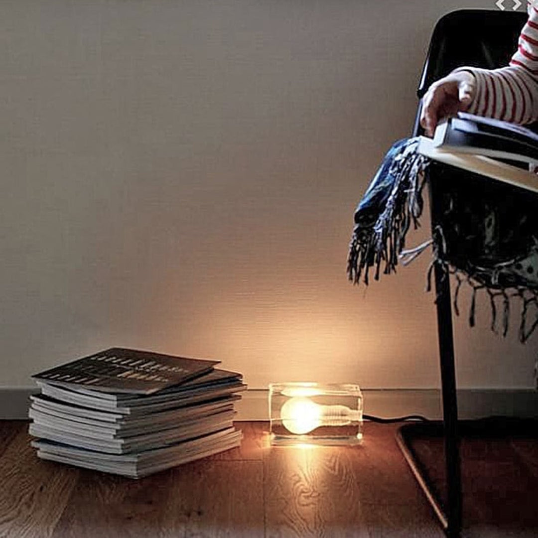 Glass Table Lamp