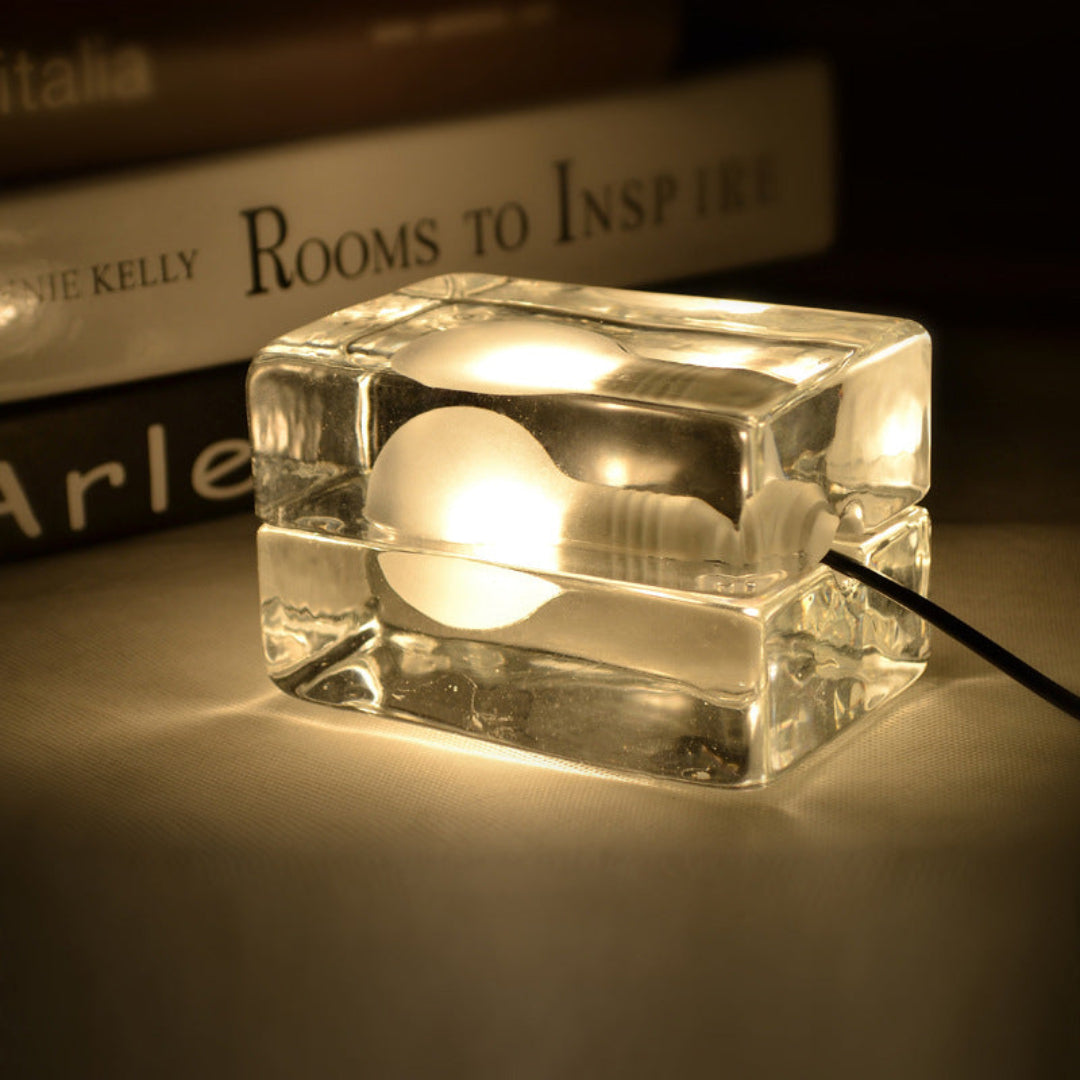 Glass Table Lamp