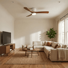 Nora Ceiling Fan | Wooden Design with LED Light, Energy Efficient 7