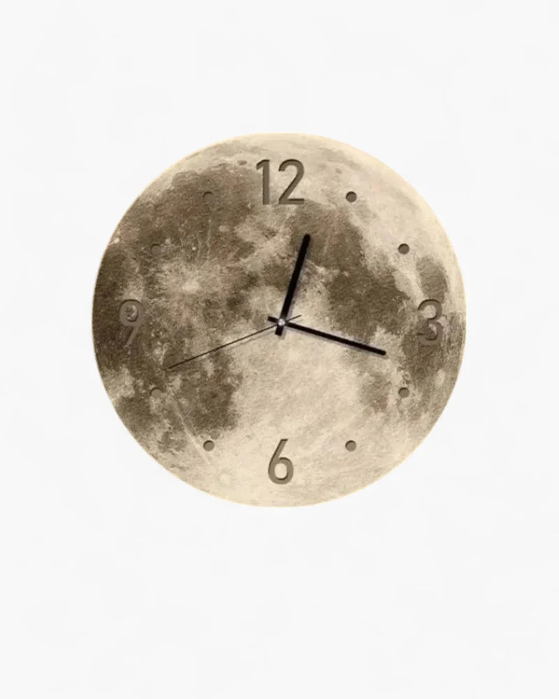 Moonlit Aura Wall Clock