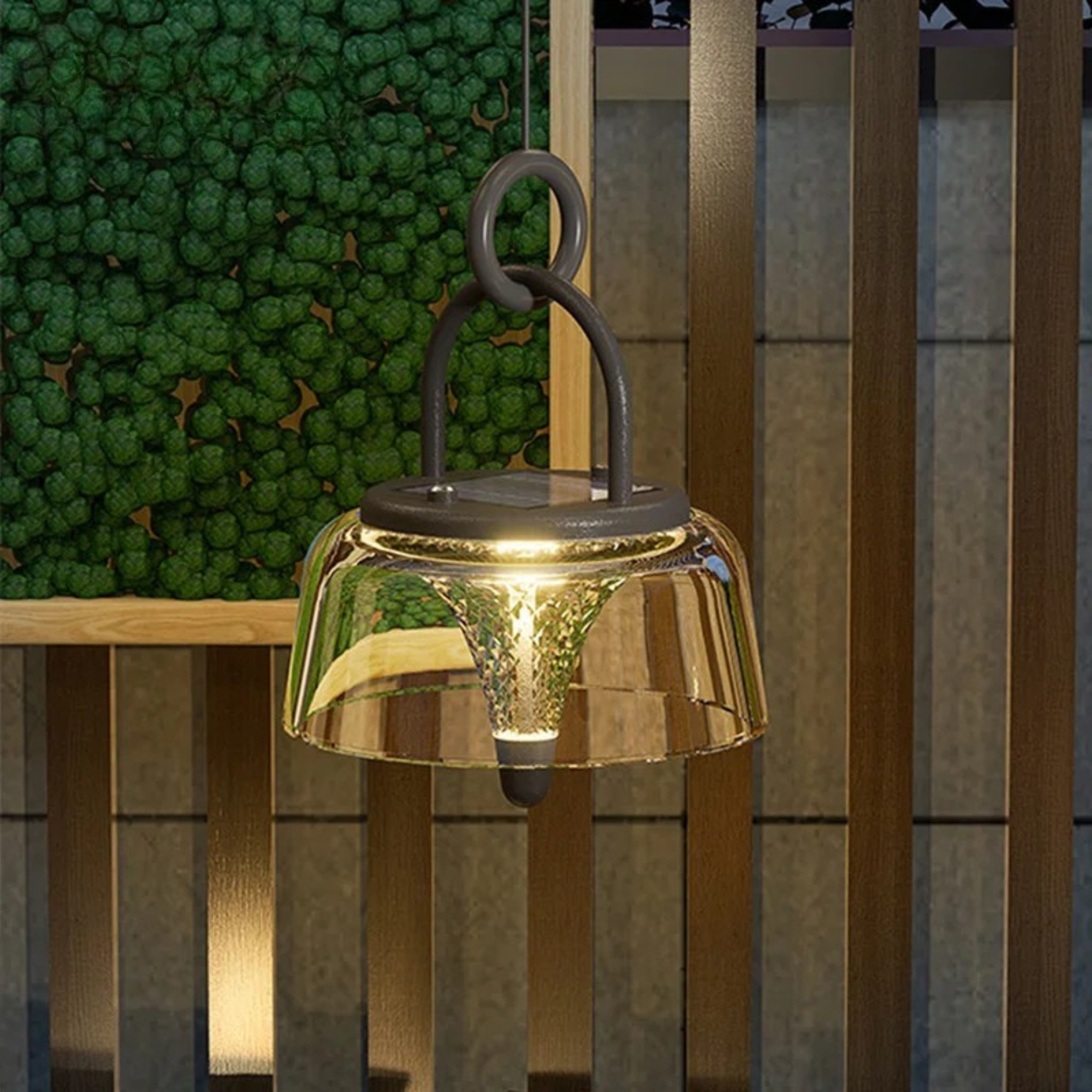 SolaraPro Outdoor Solar Lantern | Weatherproof, USB Rechargeable