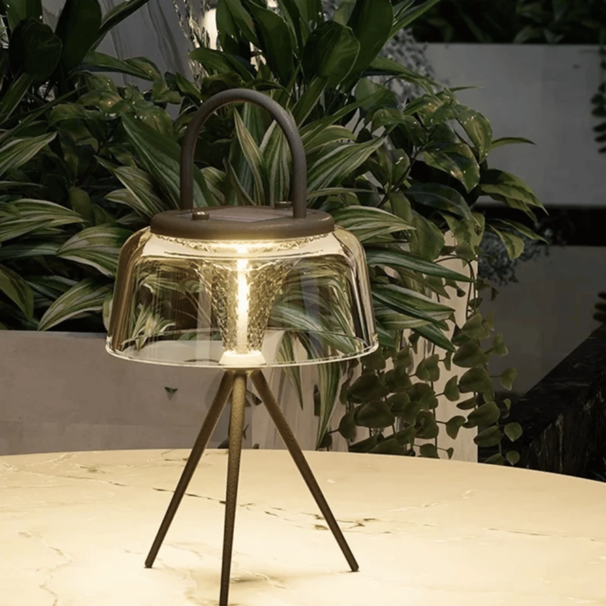SolaraPro Outdoor Solar Lantern | Weatherproof, USB Rechargeable