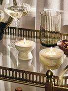 Artisan Stone Candle Holder