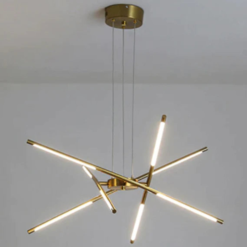 Multi-Arm Spider Chandelier Adjustable Pendant Light