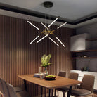 Multi-Arm Spider Chandelier Adjustable Pendant Light