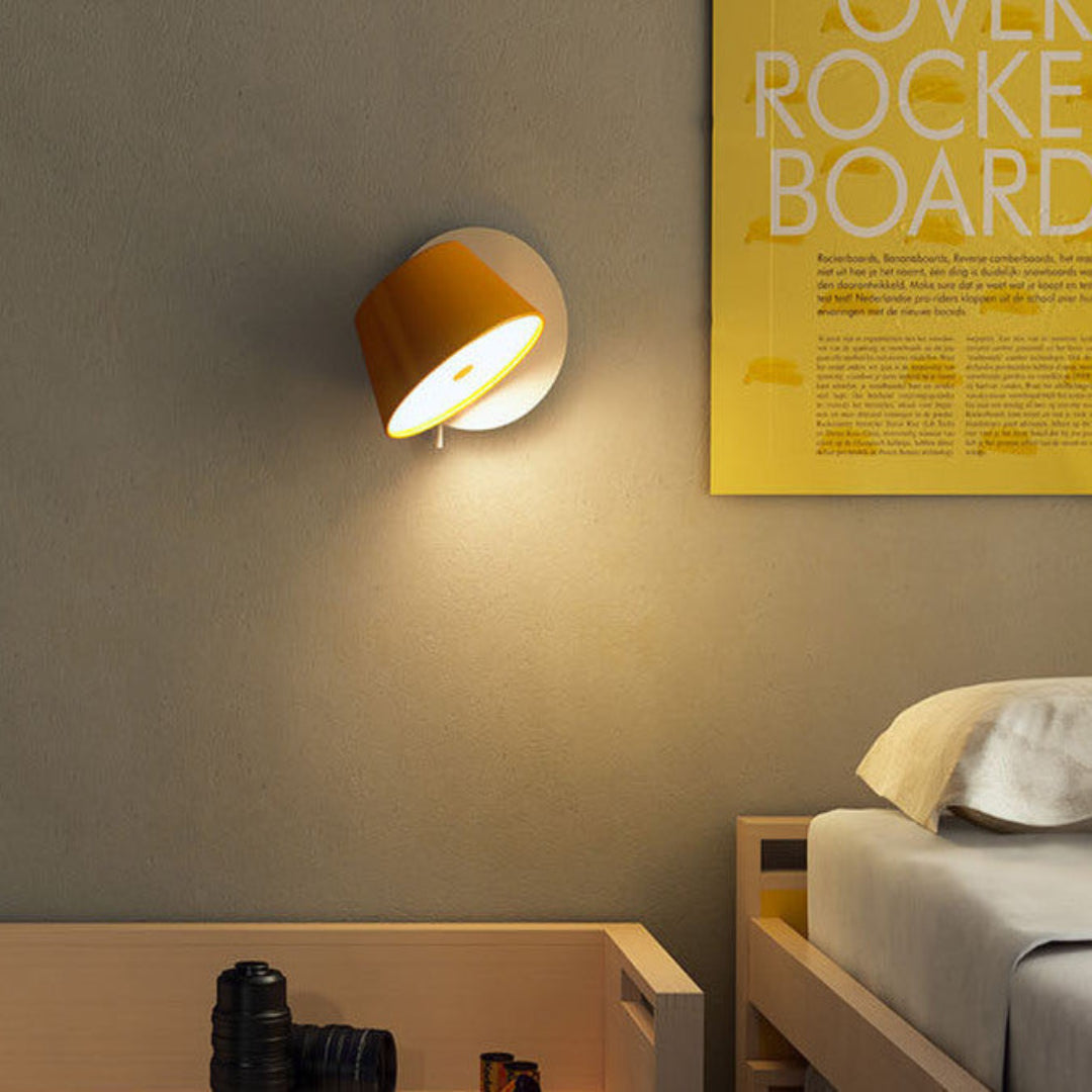 Shell Sconce LED Wall Light with Metal & Acrylic Design