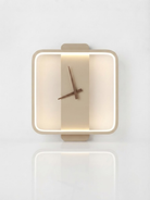Orbit Clock Wall Lamp