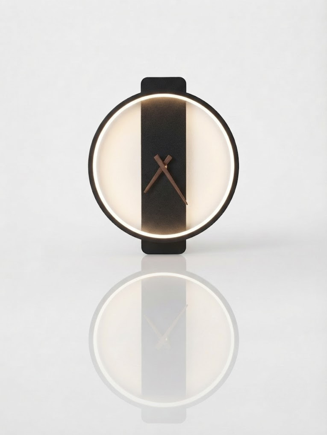 Orbit Clock Wall Lamp
