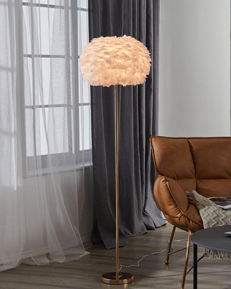 Willo Tripod Floor Lamp | Natural Materials, Modern Ambient Lighting