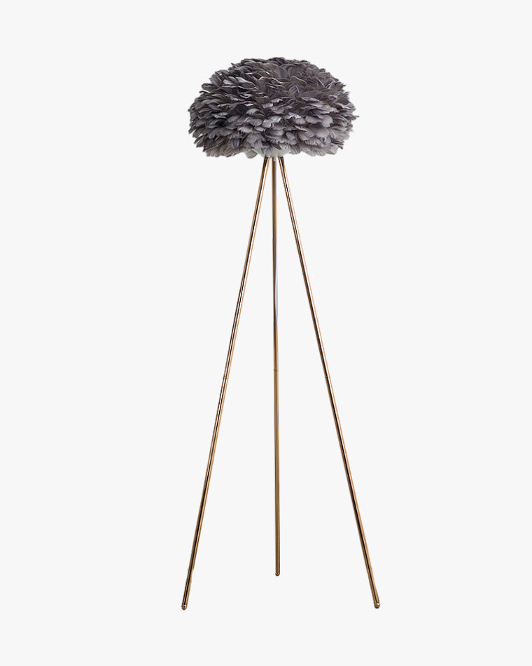 Willo Tripod Floor Lamp | Natural Materials, Modern Ambient Lighting