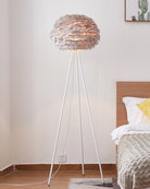 Willo Tripod Floor Lamp | Natural Materials, Modern Ambient Lighting