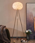 Willo Tripod Floor Lamp | Natural Materials, Modern Ambient Lighting