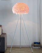 Willo Tripod Floor Lamp | Natural Materials, Modern Ambient Lighting