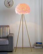 Willo Tripod Floor Lamp | Natural Materials, Modern Ambient Lighting