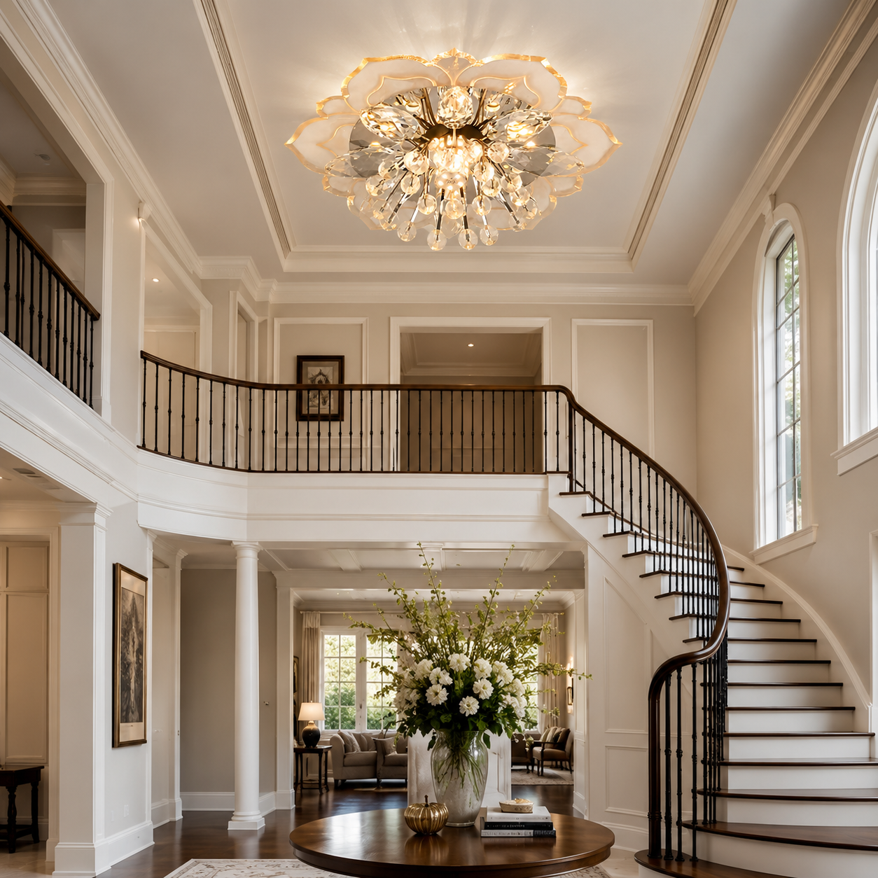 Crystal Bloom Chandelier